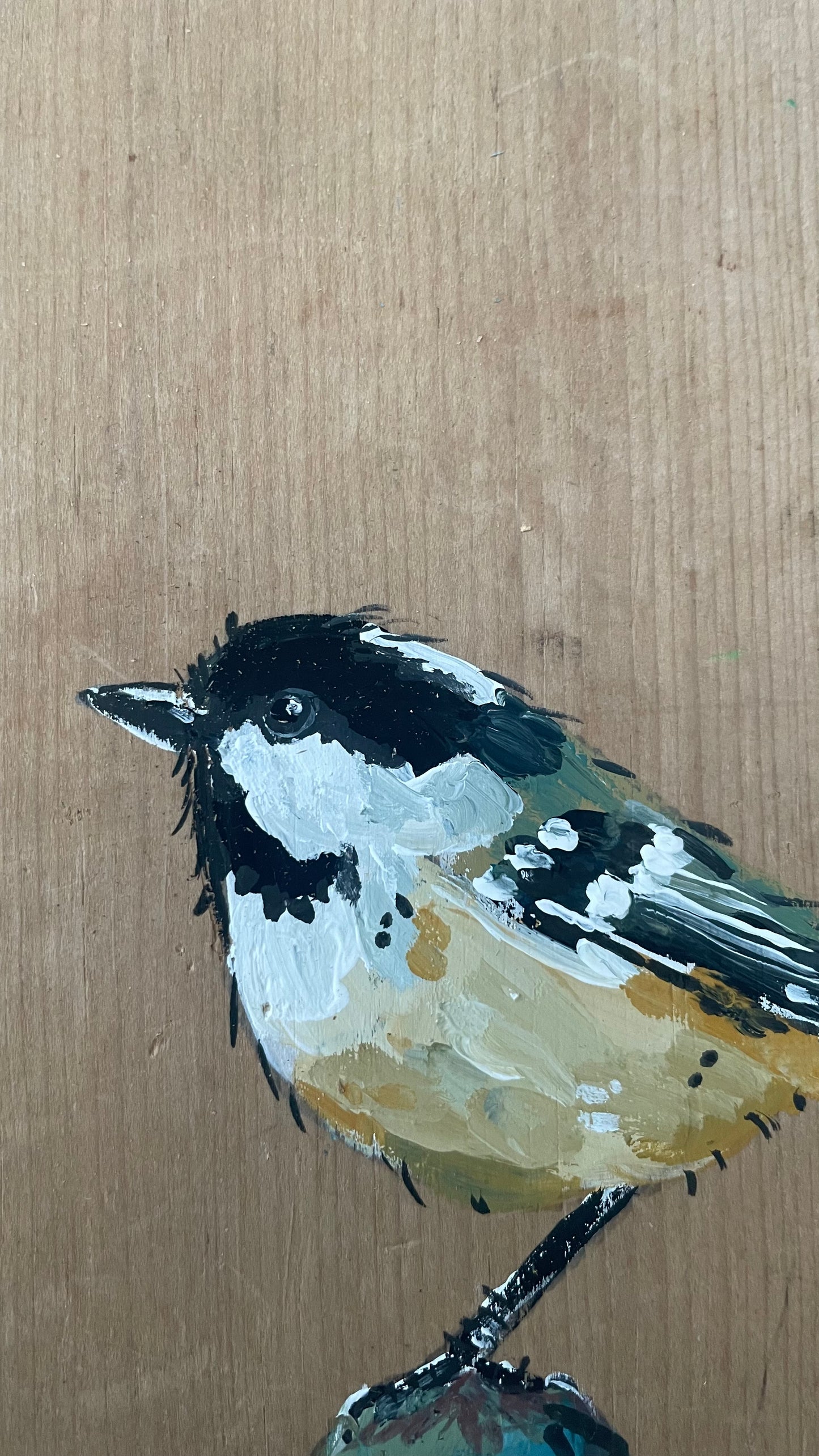 Coal Tit Original Painting - Archibald