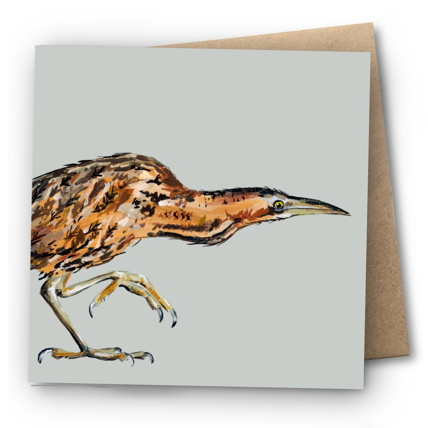 Bittern Greetings Card - Wilber