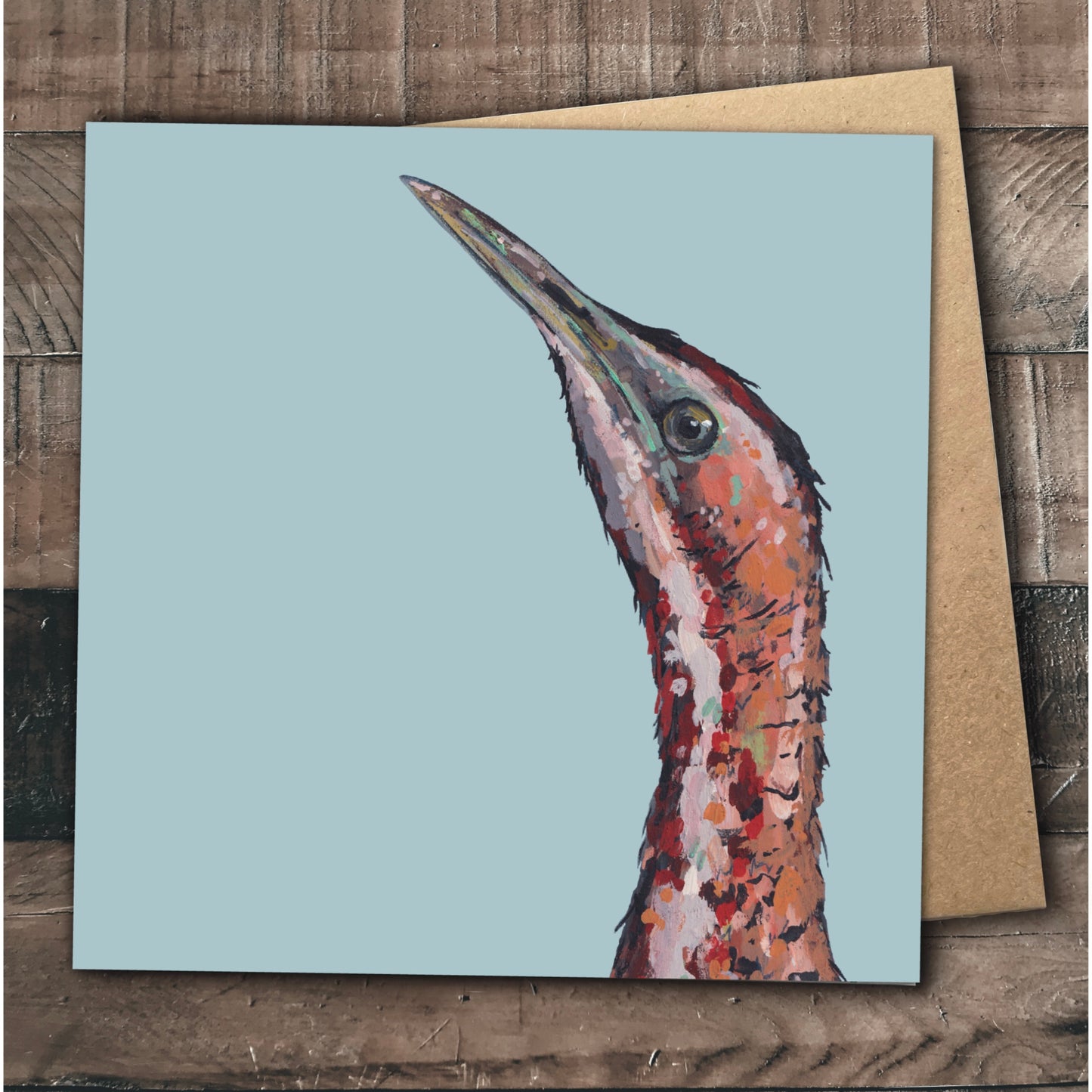 Bittern Greetings Card - Frank