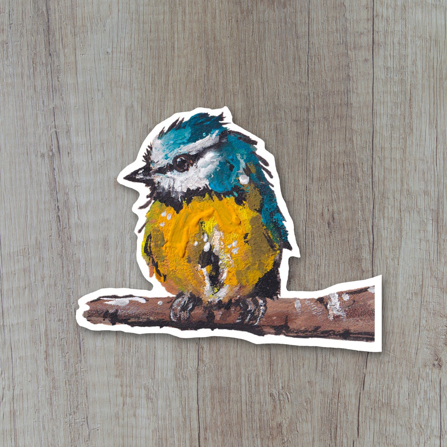 Blue Tit Sticker - Ken
