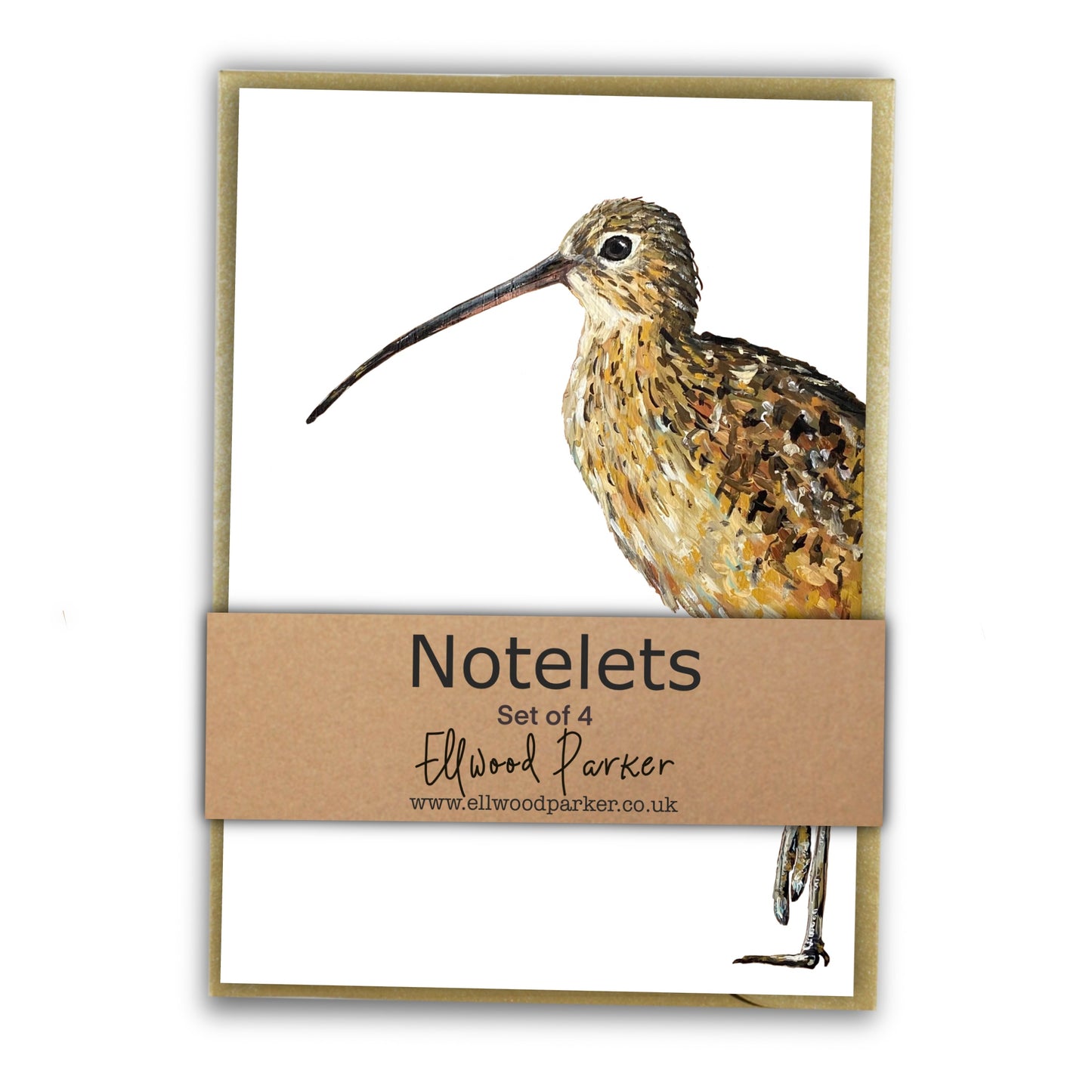 Curlew Notelet Set - Twigs