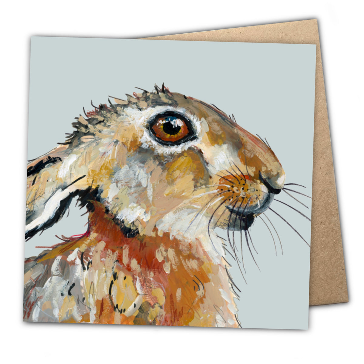 Bumble the Hare Eco-Friendly Greetings Card | Wildlife Stationery