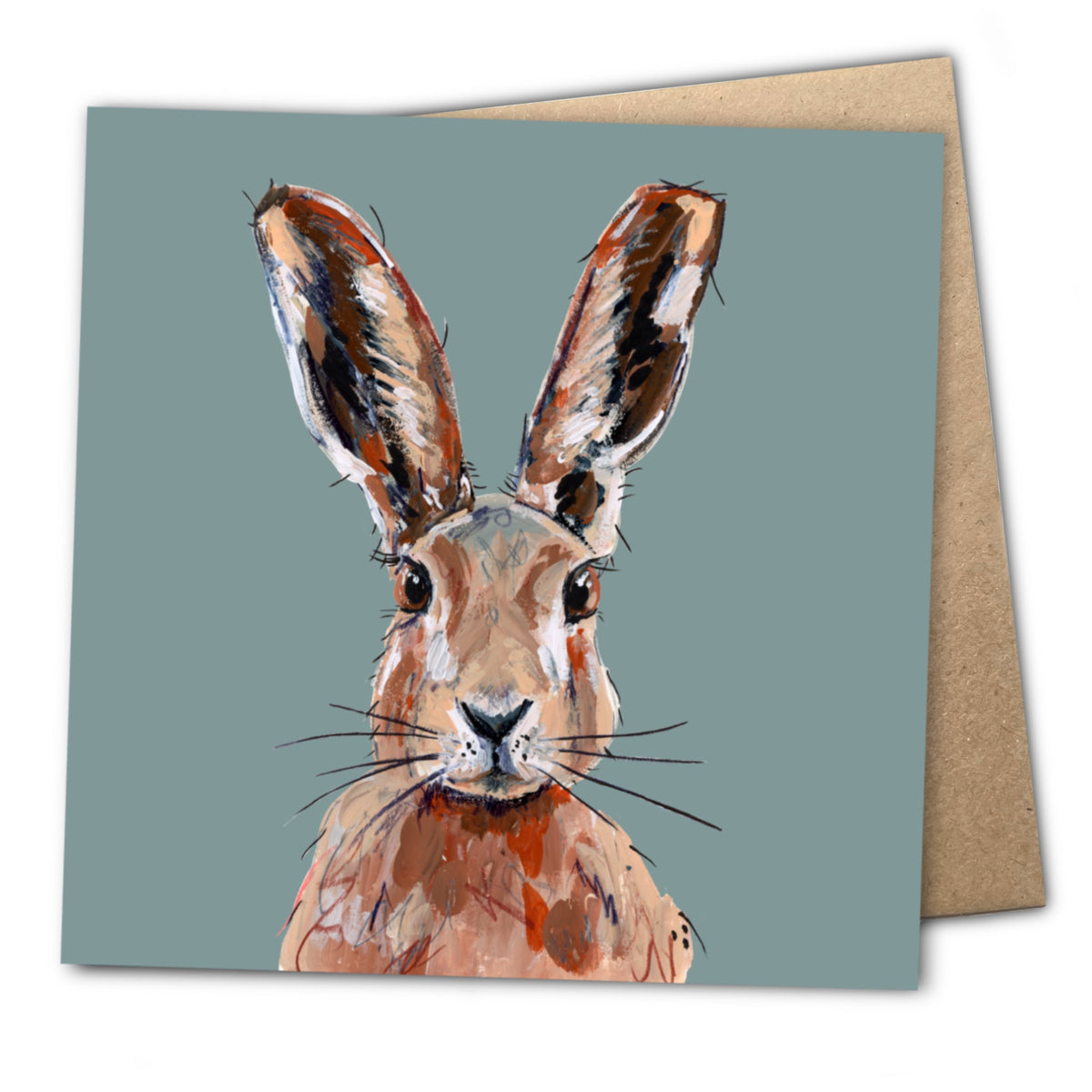 Mousse the Hare Eco-Friendly Greetings Card | Wildlife Stationery
