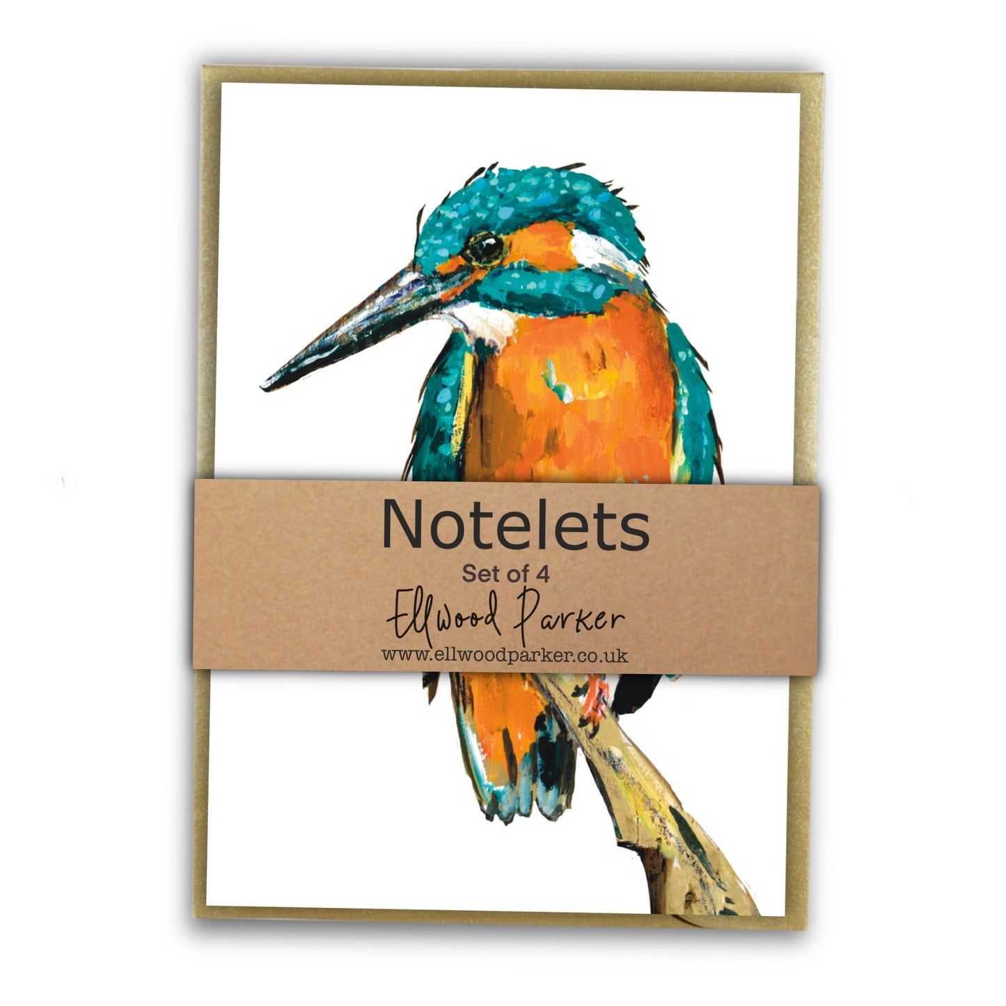 Kingfisher Notelet Set - Pilchard