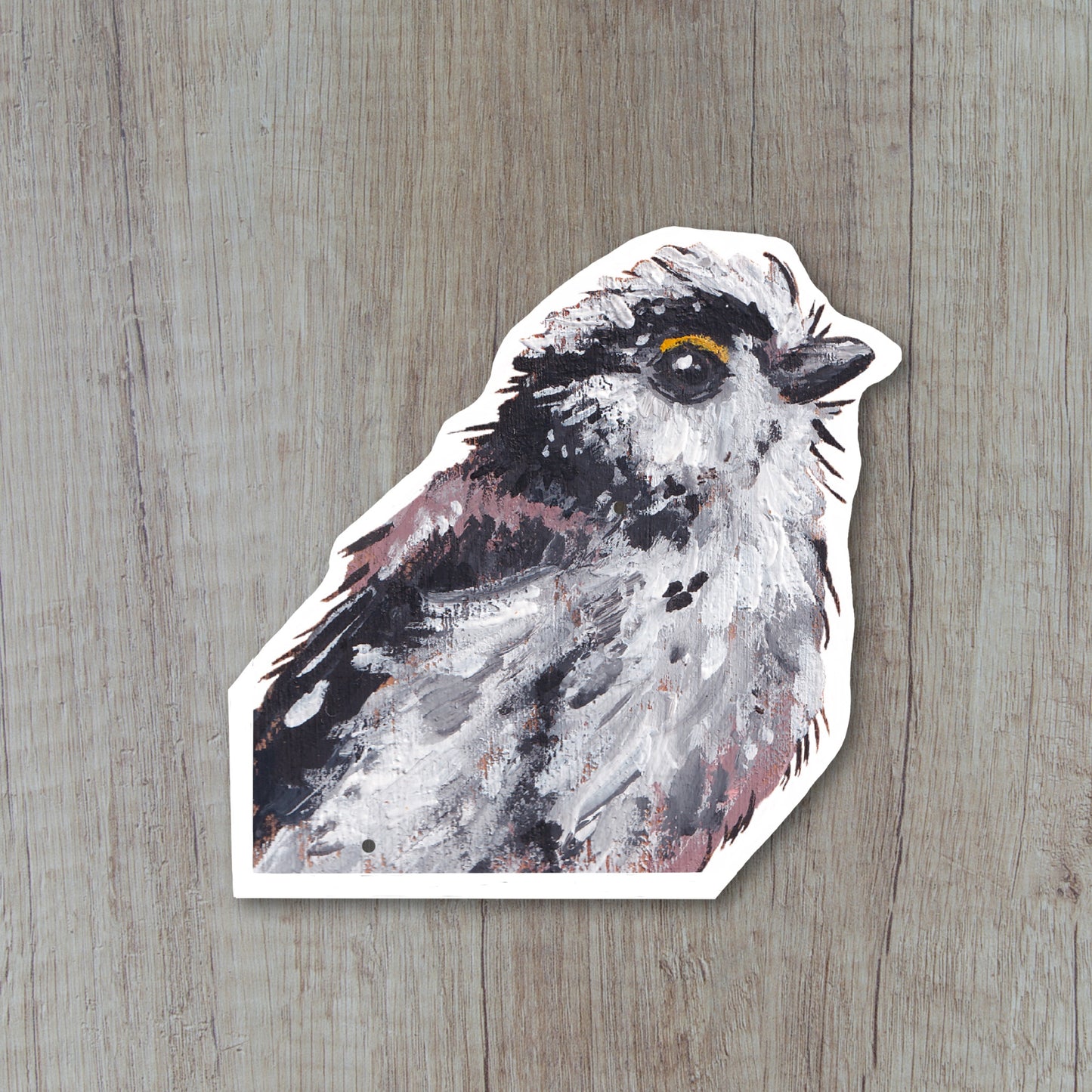 Long Tailed Tit Sticker - Peanut