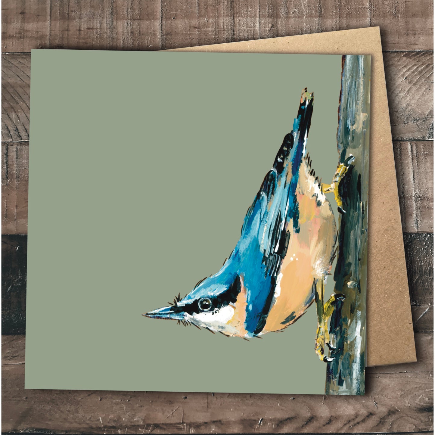 Nuthatch Greetings Card - Strudel