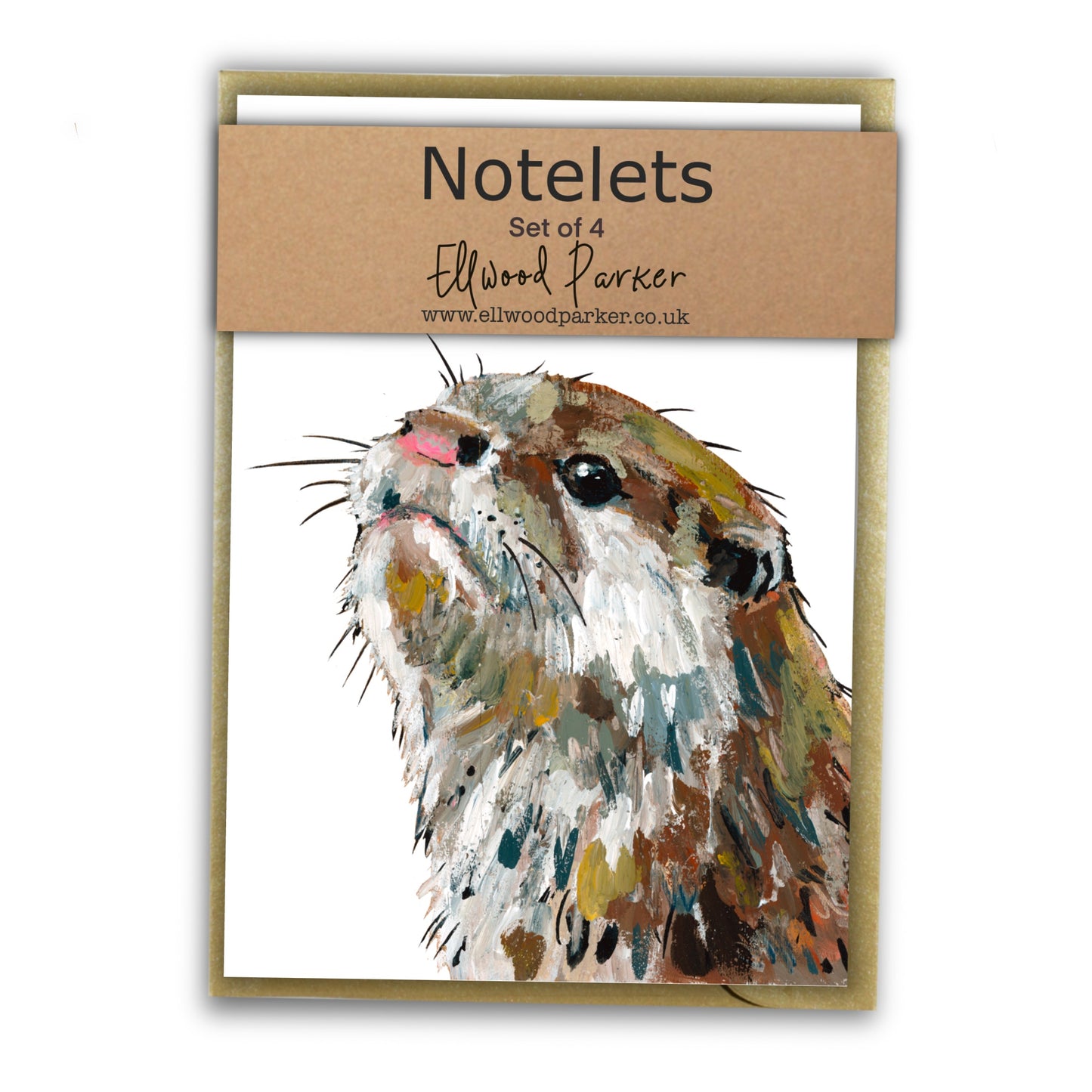 Otter Notelet Set - Potato