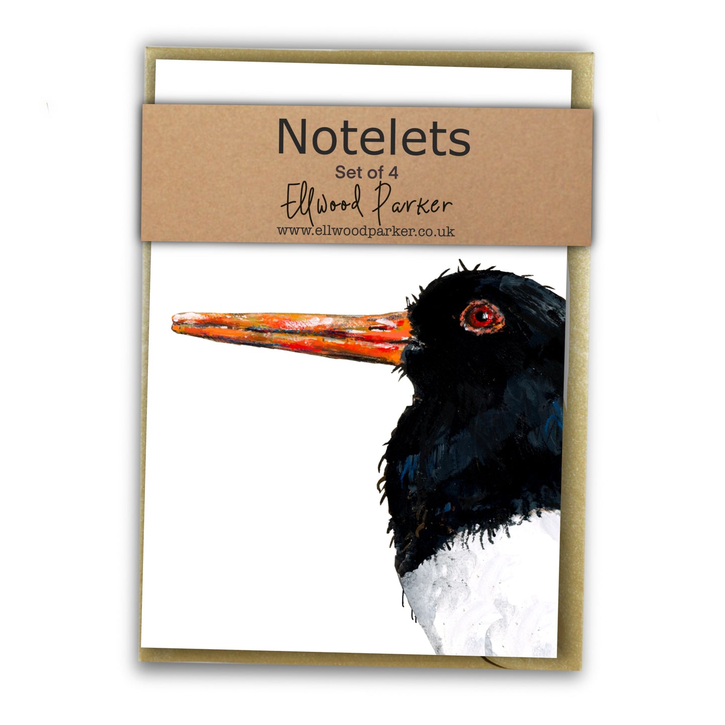 Oystercatcher Notelet Set - Badger