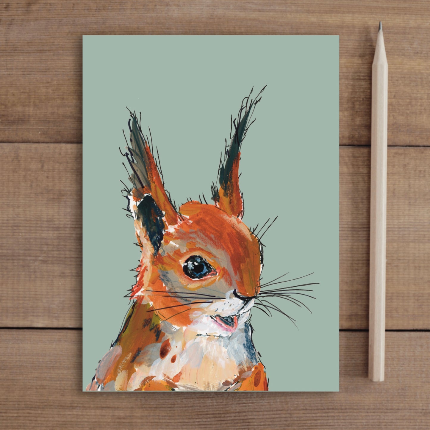 Red Squirrel Notebook - Nutty McNutface