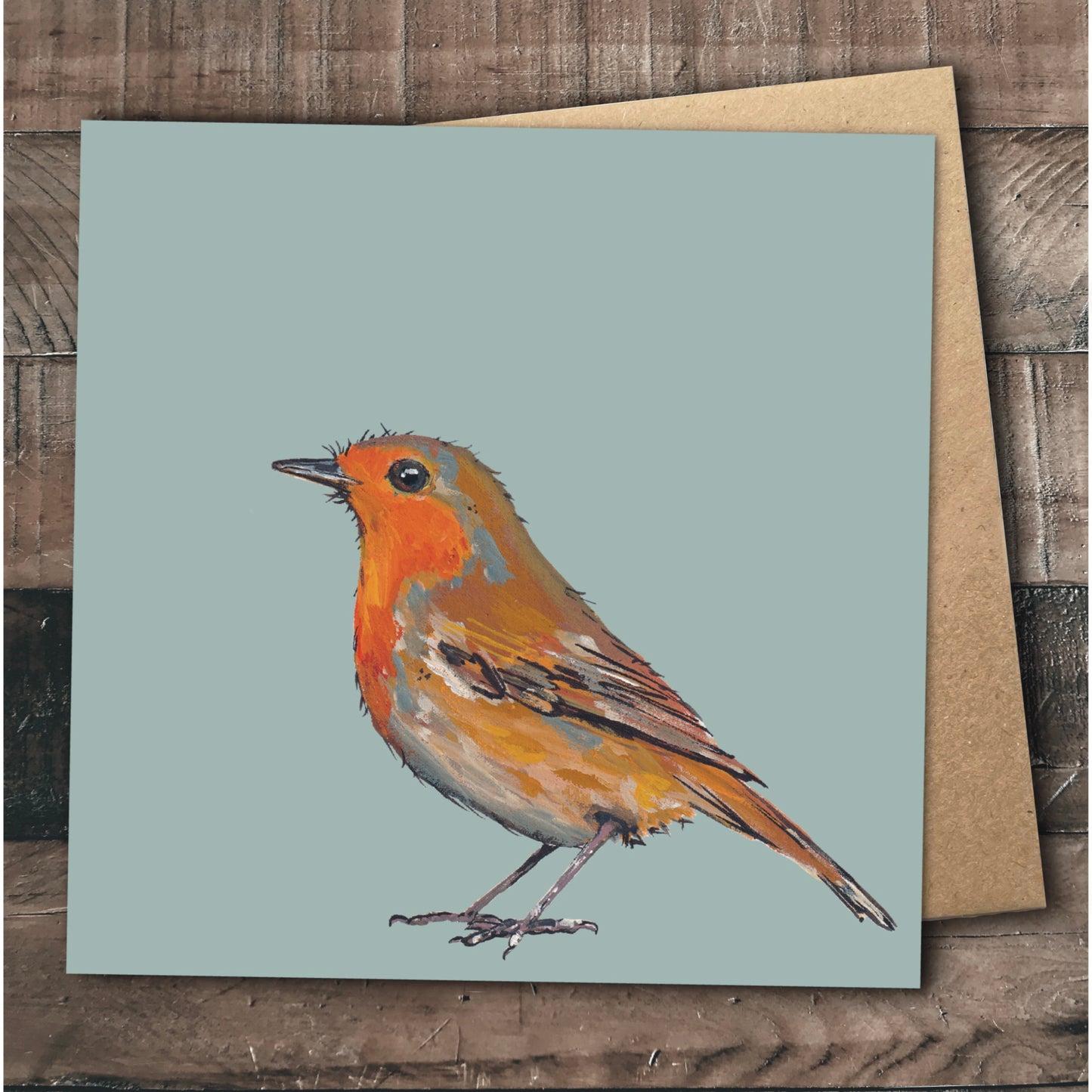 Robin Greetings Card - Barnacle