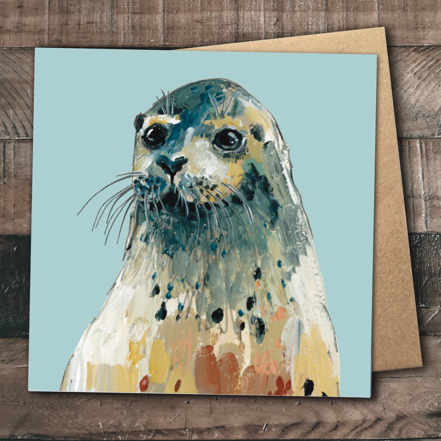 Seal Greetings Card - Sassy