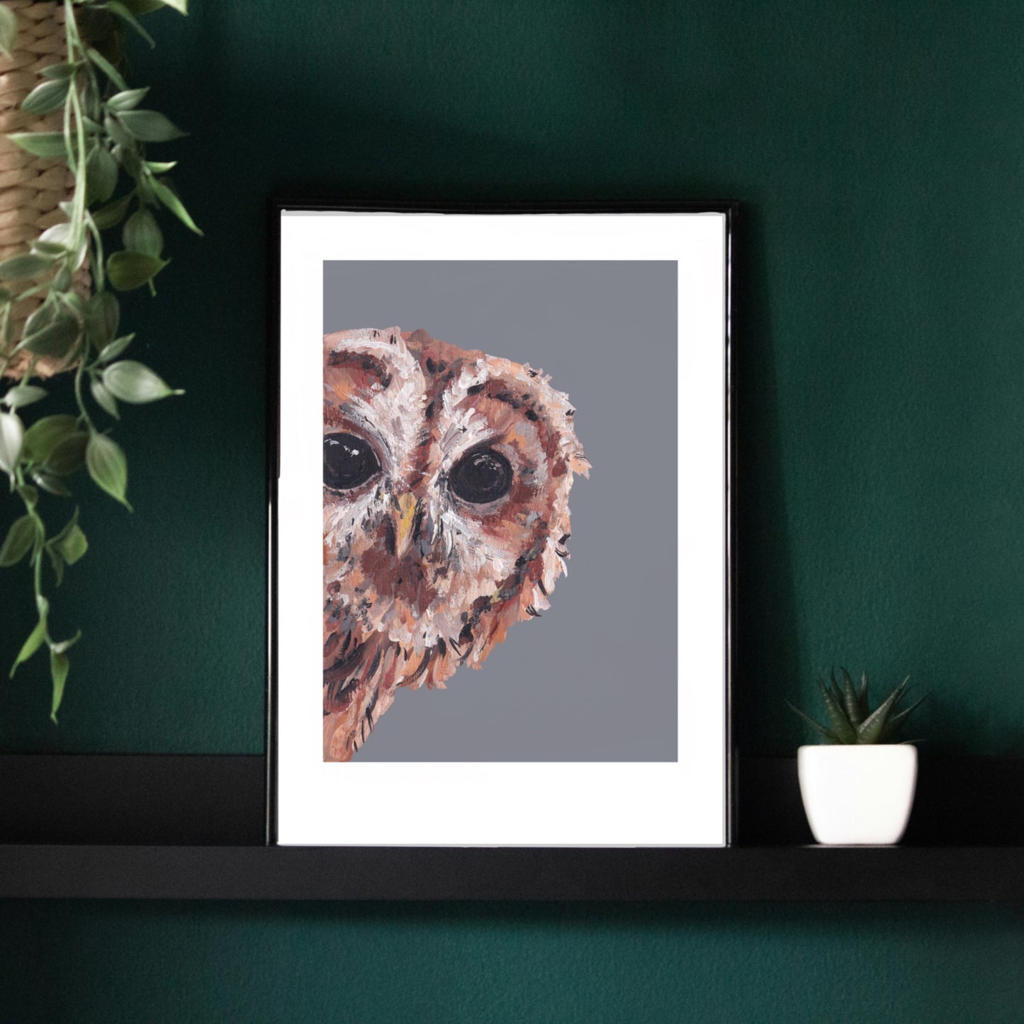 Tawny Owl Art Print - Peeps