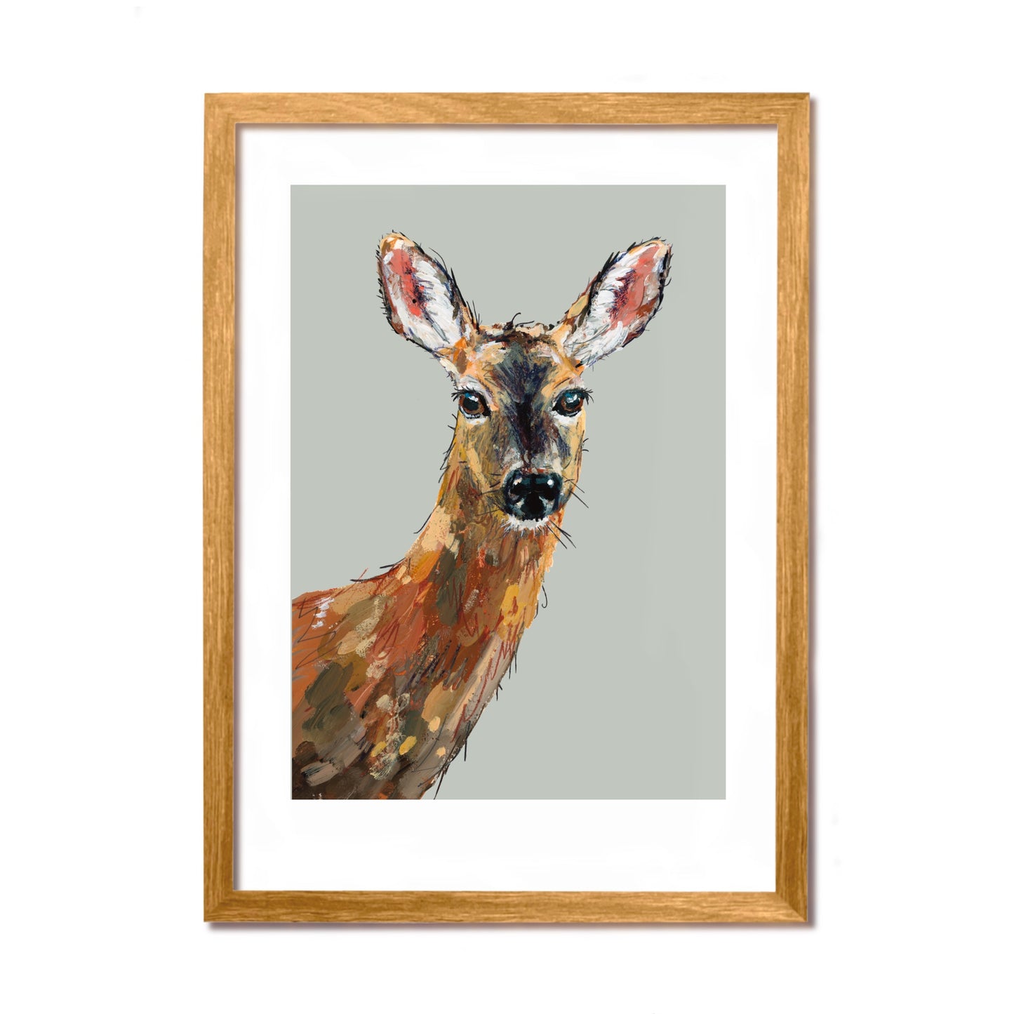 Deer Art Print - Dinky