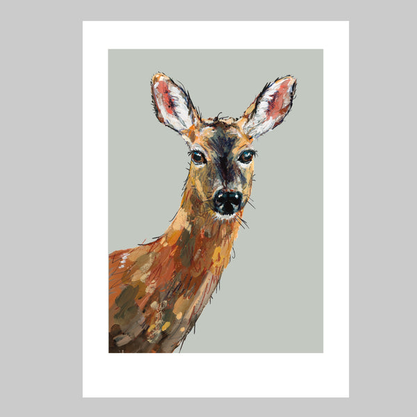 Deer Art Print - Dinky