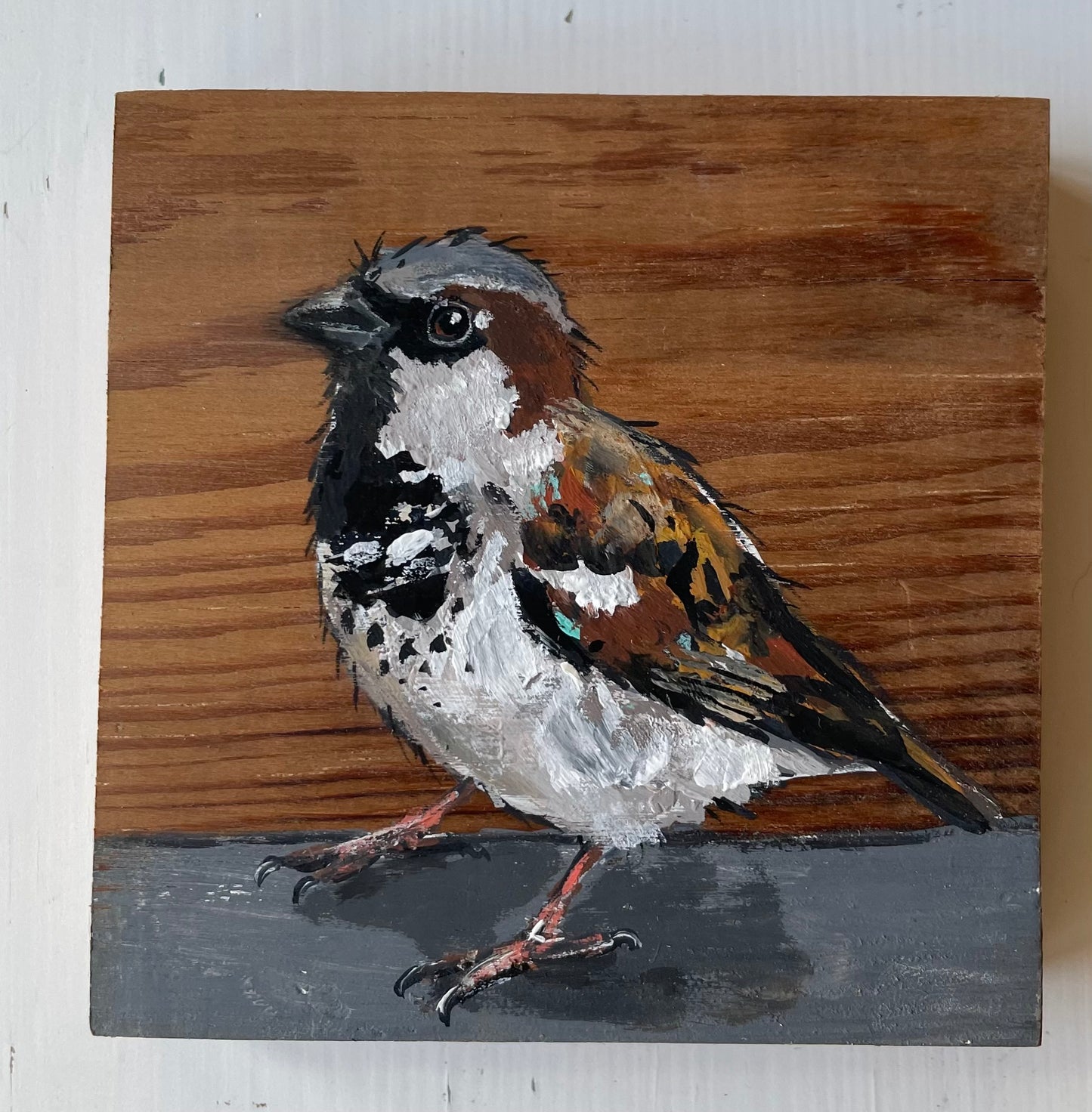 Sparrow Original Painting - Stardust