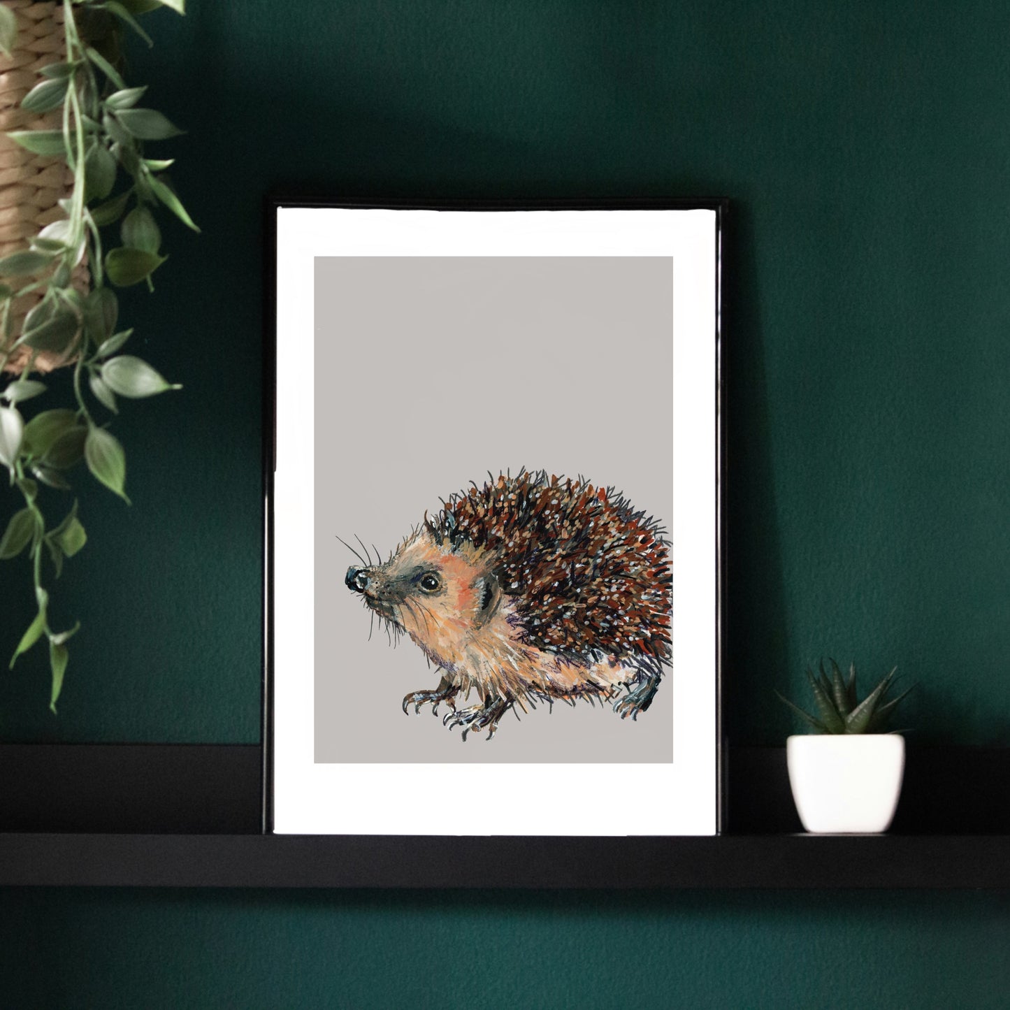 Hedgehog Art Print - Tootsie