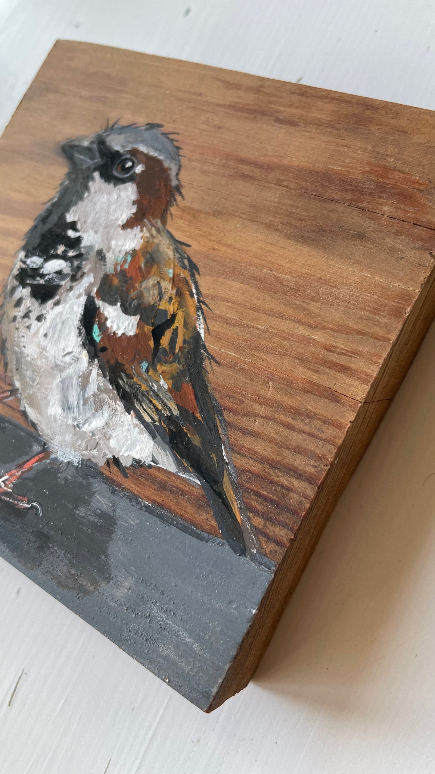 Sparrow Original Painting - Stardust