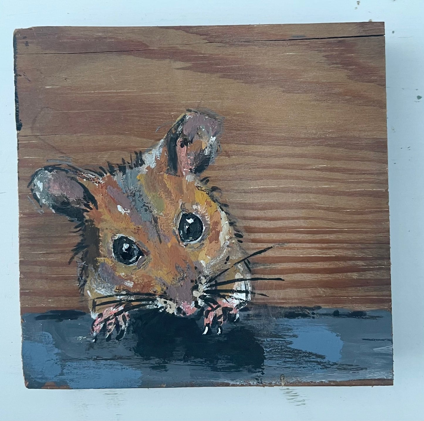 Mouse Original Painting - Moly