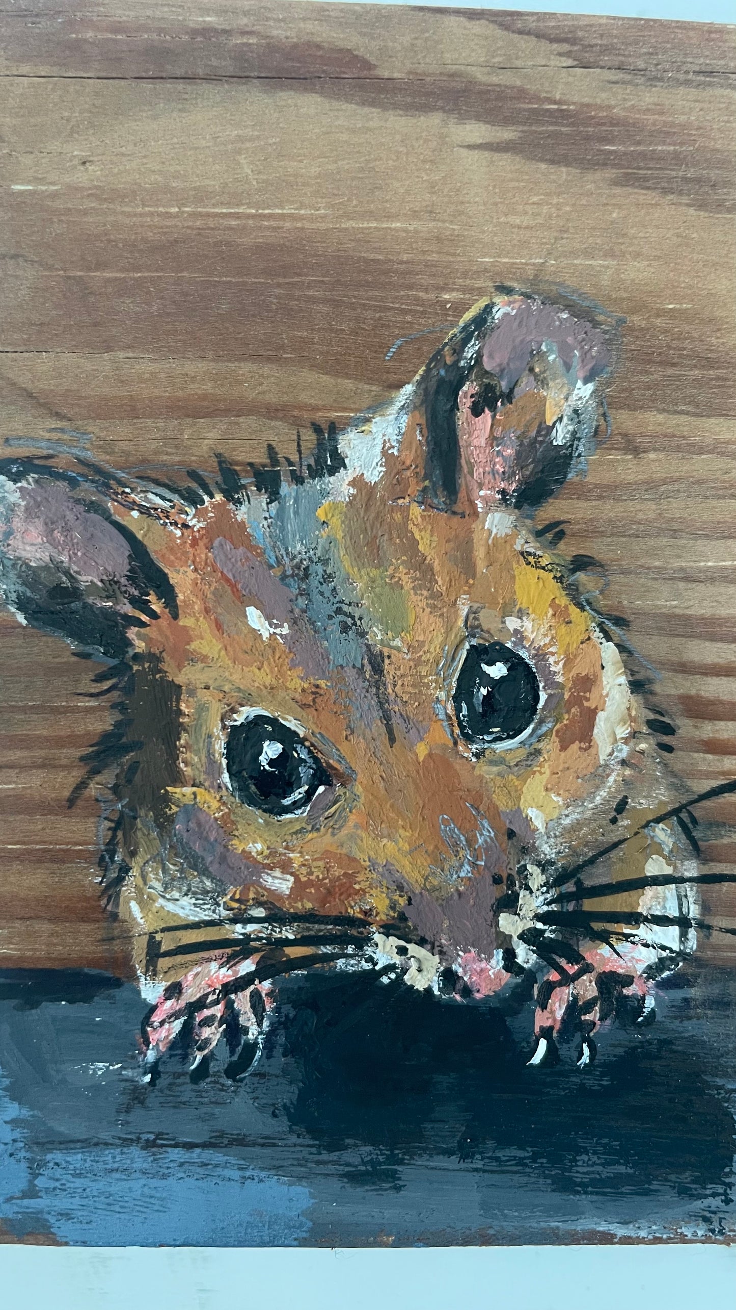 Mouse Original Painting - Moly