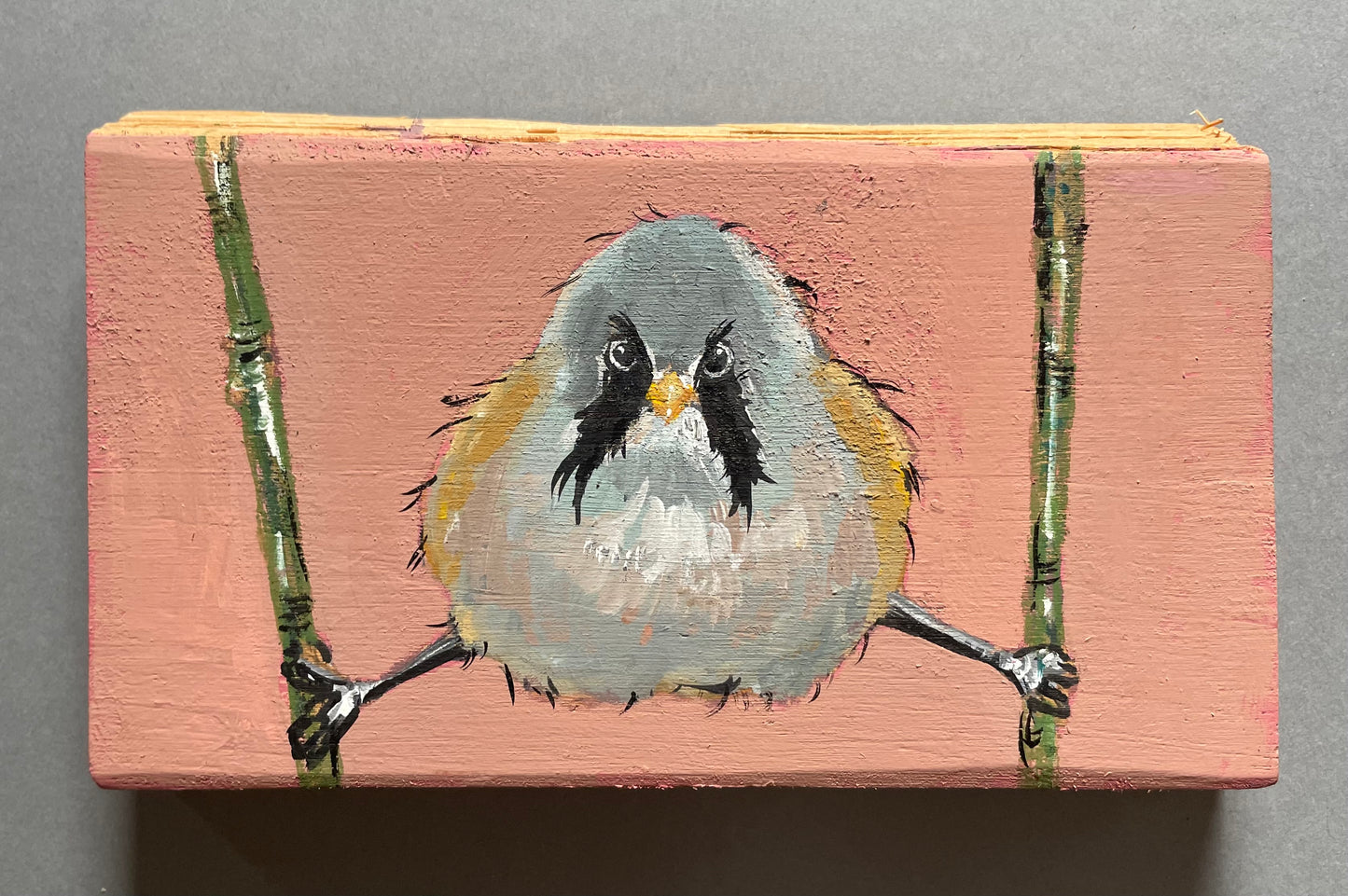 Bearded Tit Original Painting -Fiddles