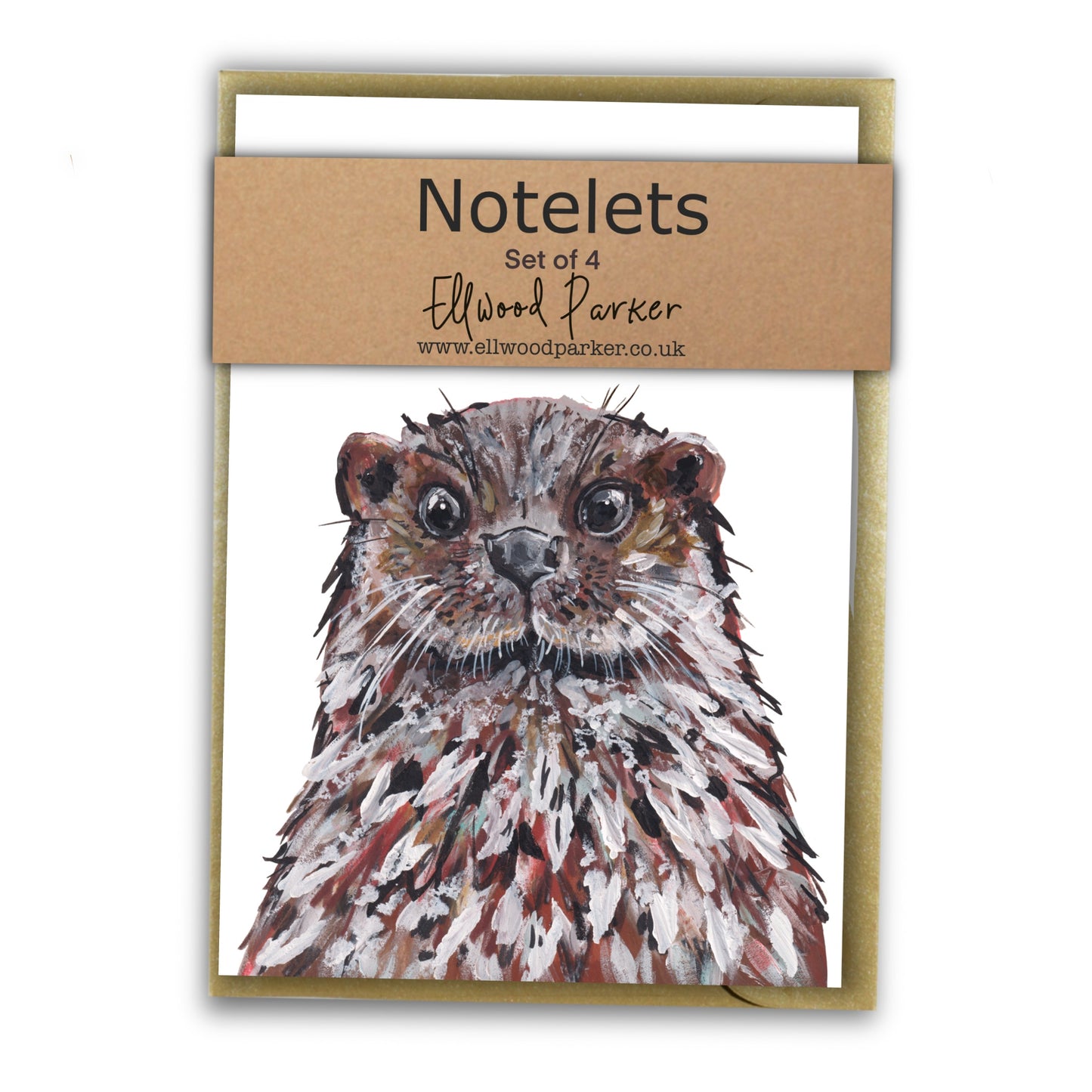 Otter Notelet Set - Dumpling