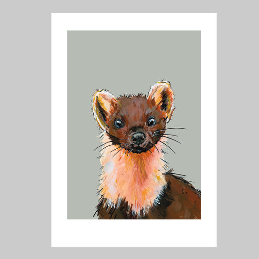 Pine Martin Art Print - Panini