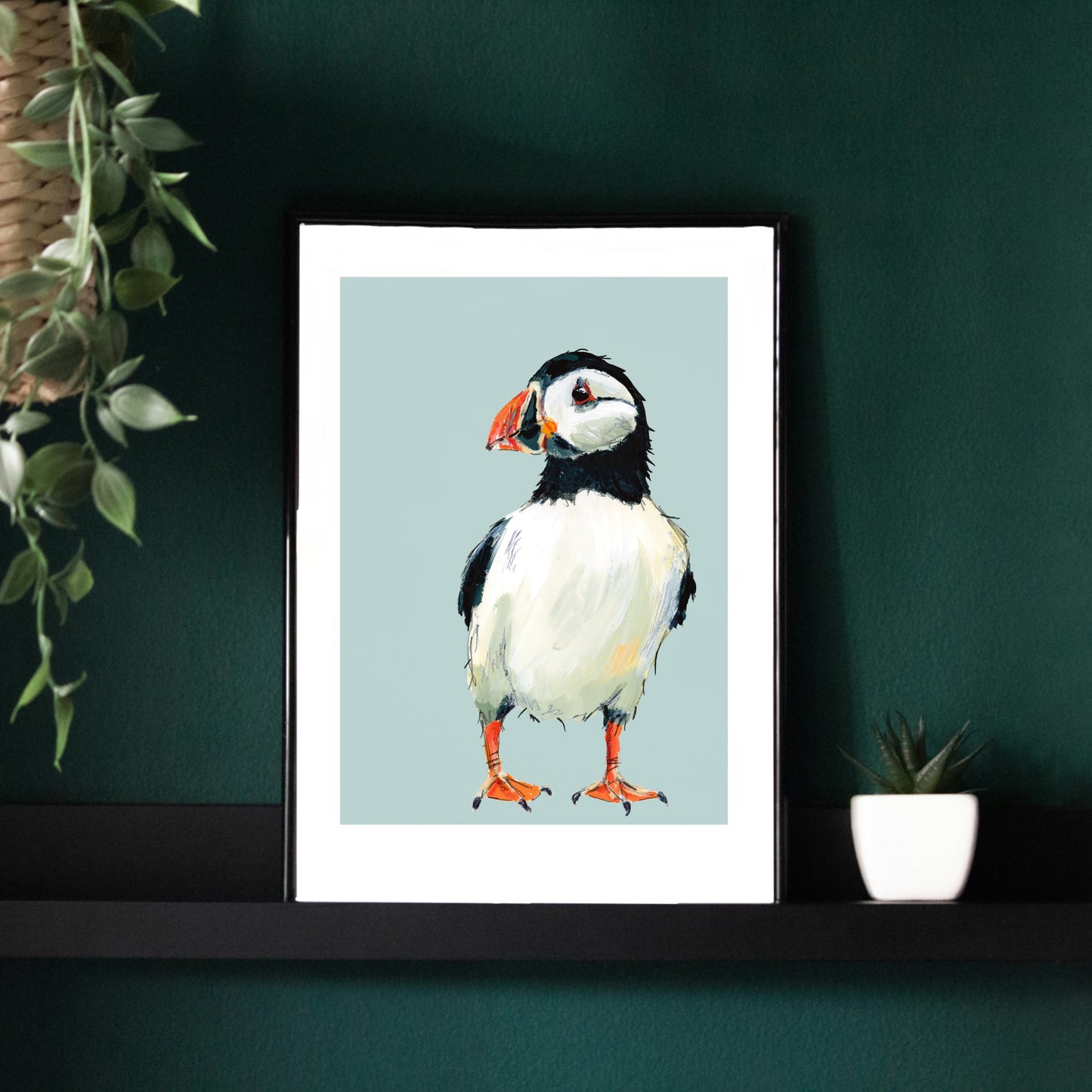 Puffin Art Print - Muffin