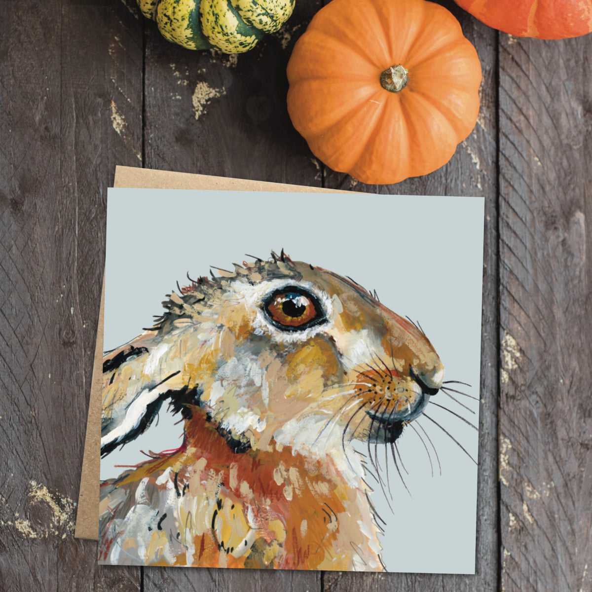 Bumble the Hare Eco-Friendly Greetings Card | Wildlife Stationery
