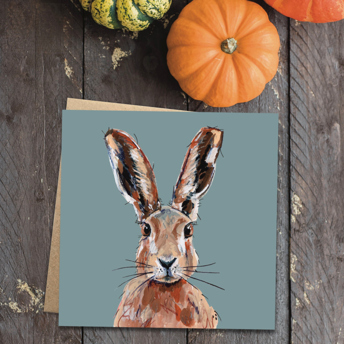 Mousse the Hare Eco-Friendly Greetings Card | Wildlife Stationery