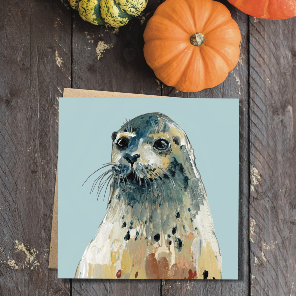 Sassy the Seal Eco-Friendly Greetings Card | Wildlife Stationery