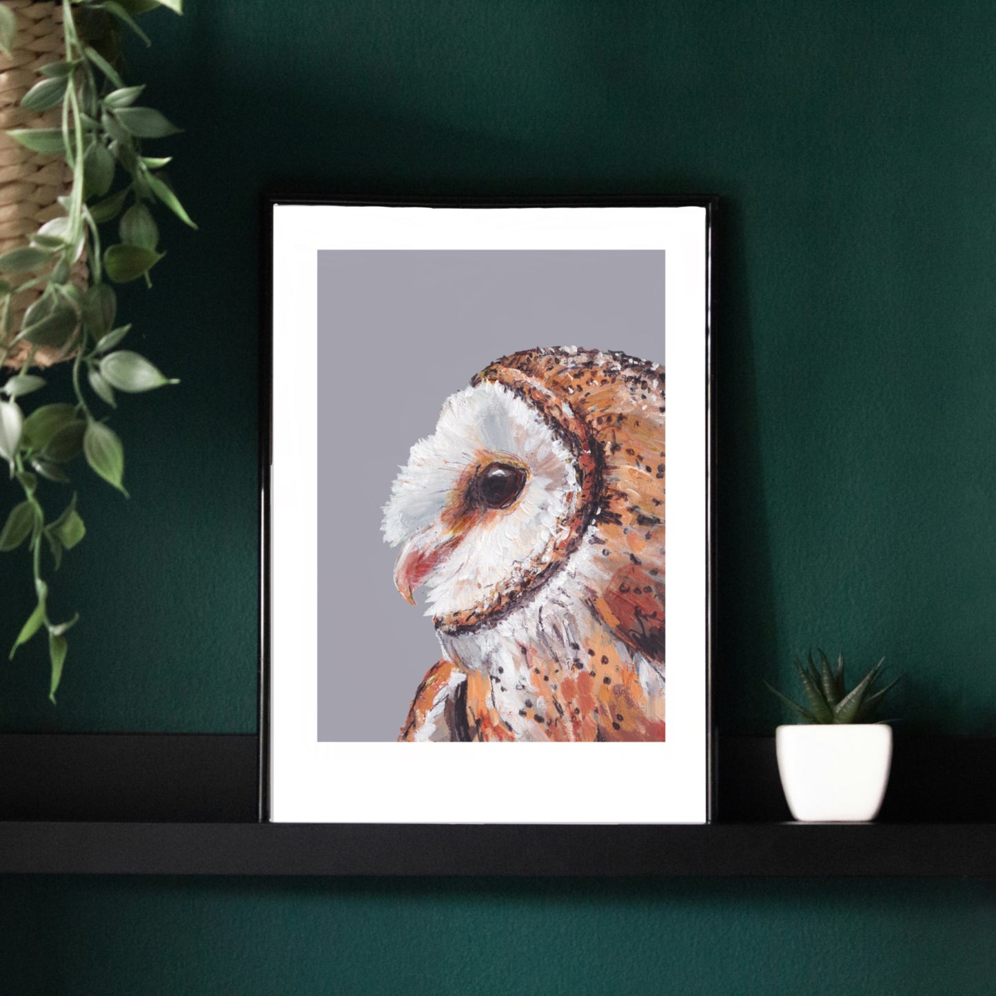 Barn Owl Art Print - Nuggets