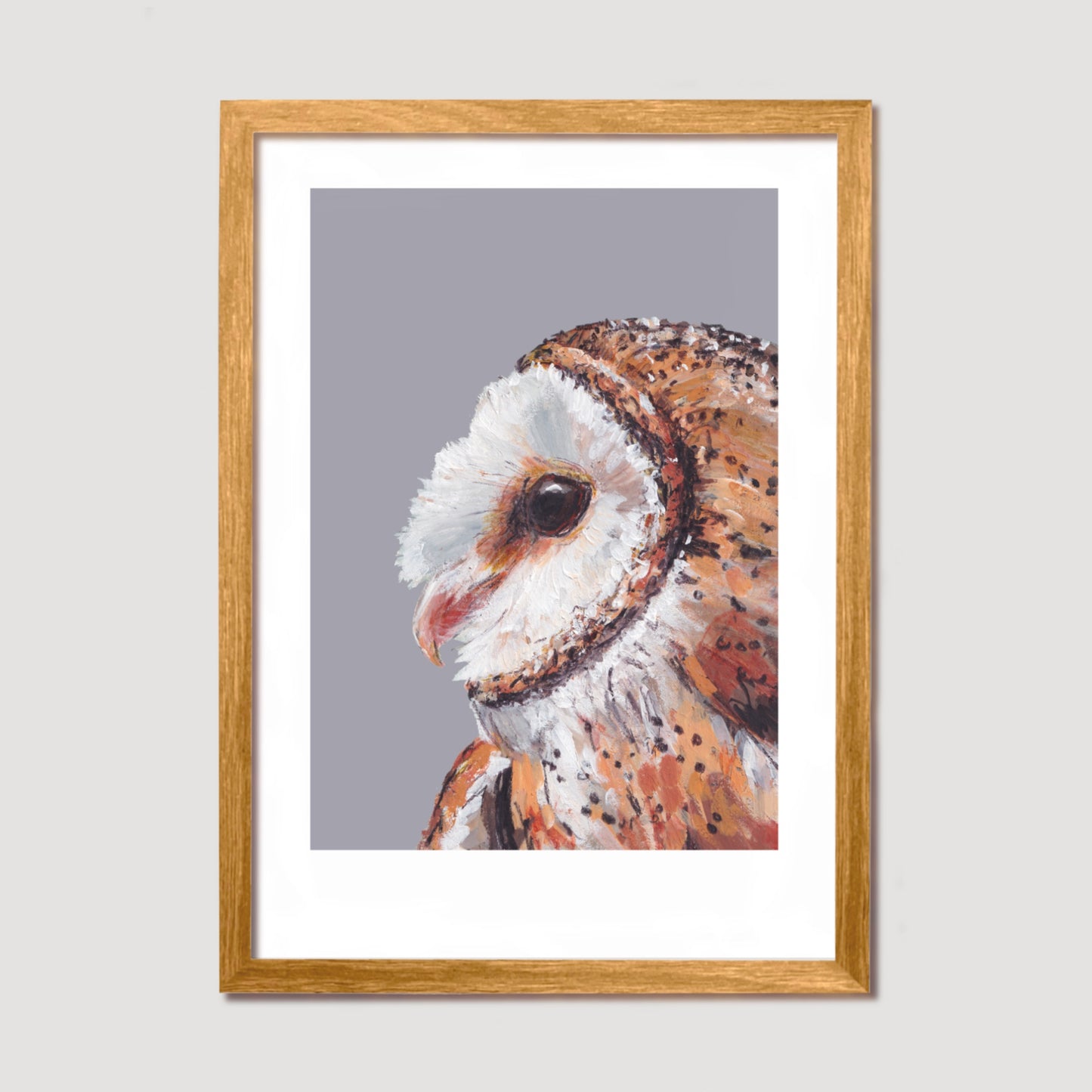 Barn Owl Art Print - Nuggets