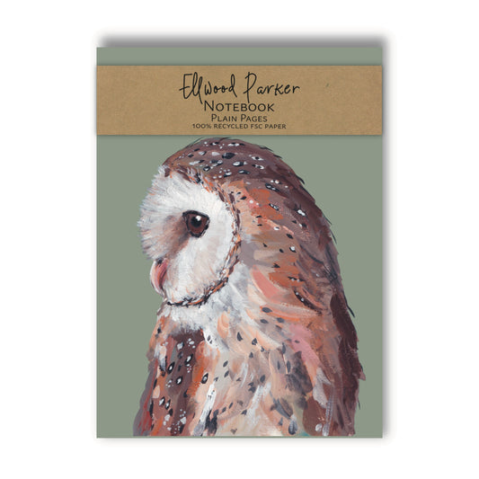 Barn Owl Notebook - Feathers