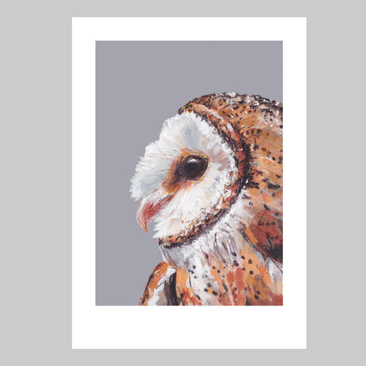 Barn Owl Art Print - Nuggets