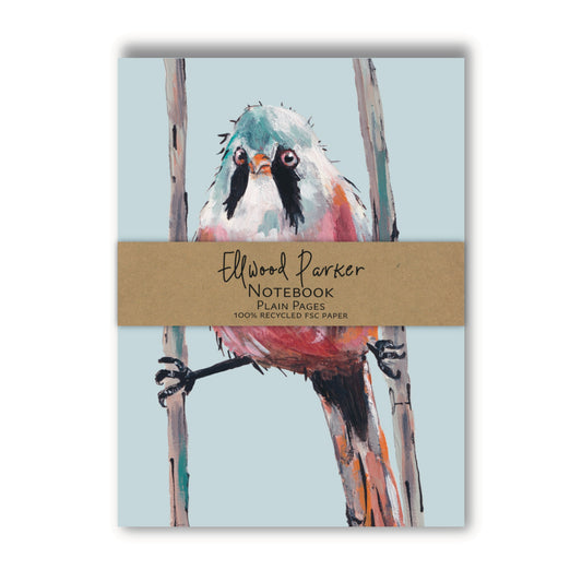 Bearded Tit Notebook - Marbles