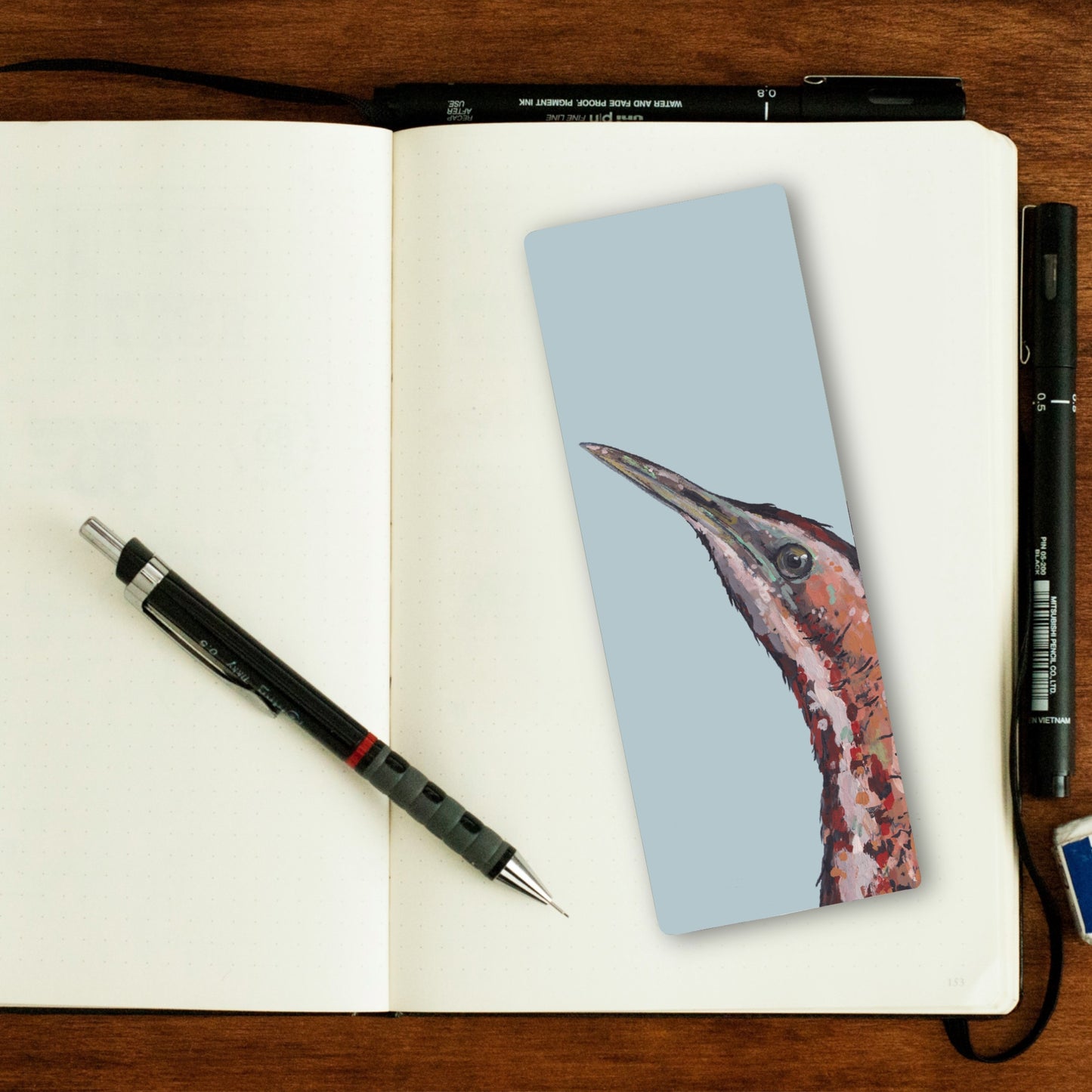Bittern Bookmark - Frank