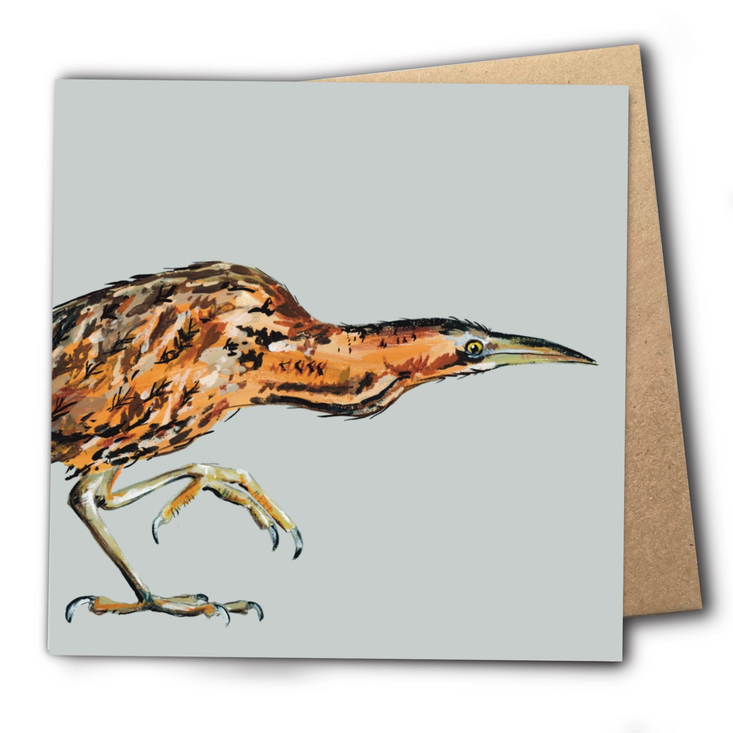 Bittern Greetings Card - Wilber