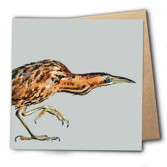 Bittern Greetings Card - Wilber