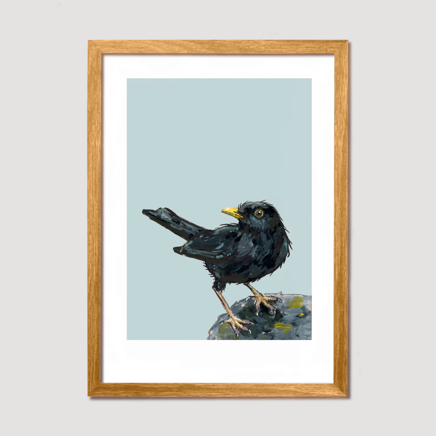 Blackbird Art Print - Bushy