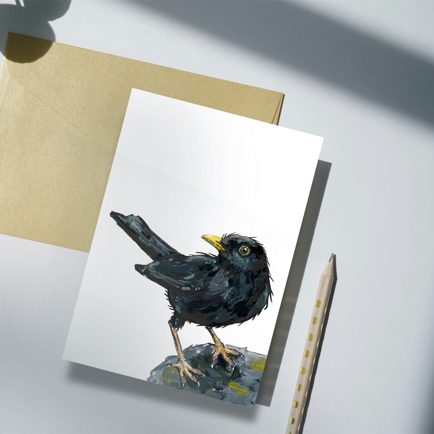 Blackbird Notelet Set - Ruffles