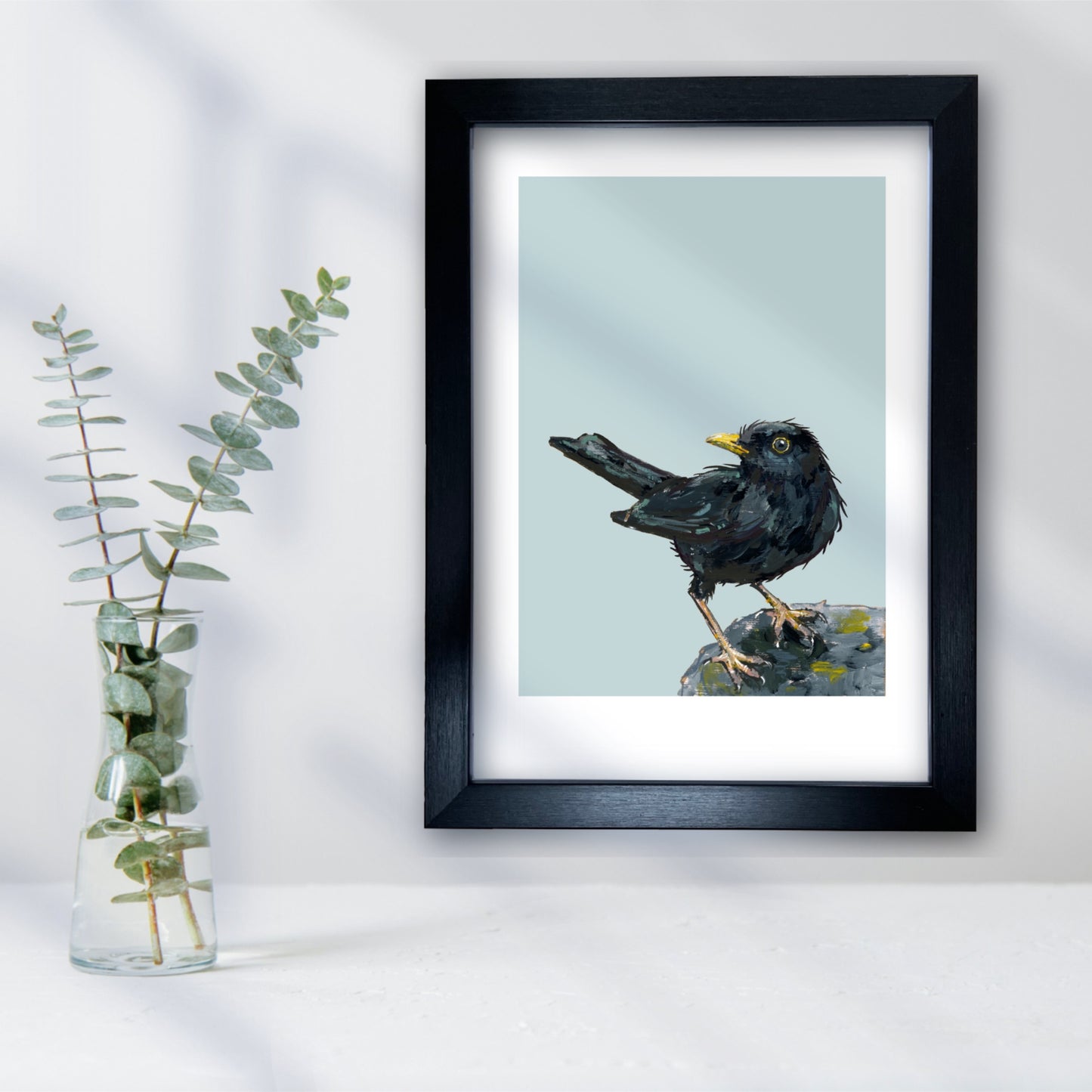 Blackbird Art Print - Bushy