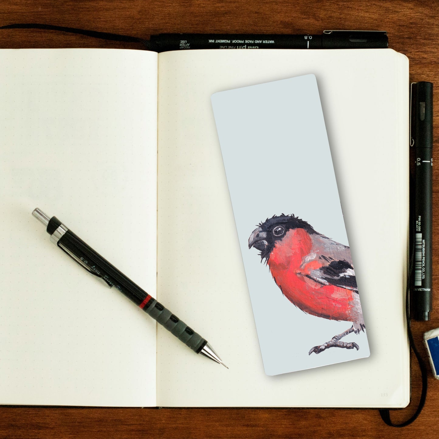 Bullfinch Bookmark - Sprout