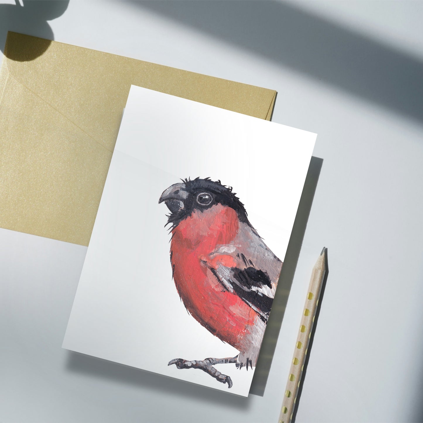 Bullfinch Notelet Set - Sprout