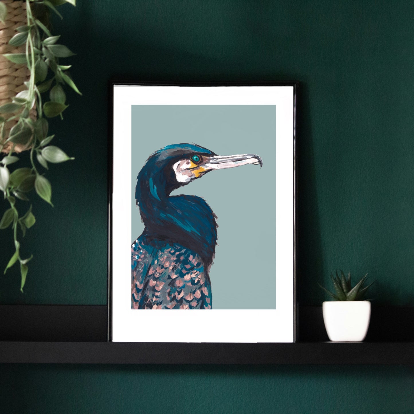 Cormorant Art Print - Rudders