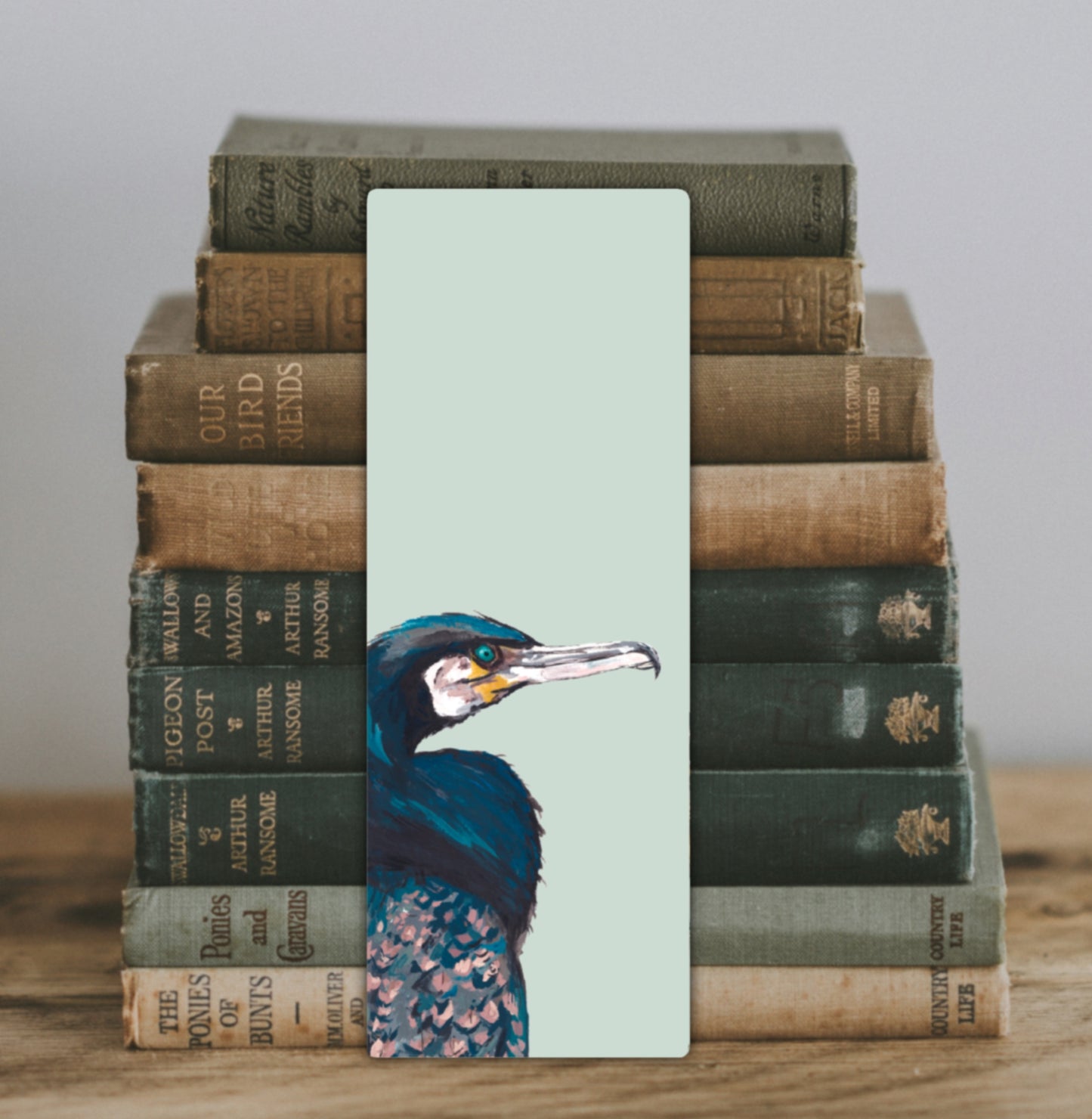 Cormorant Bookmark - Rudders