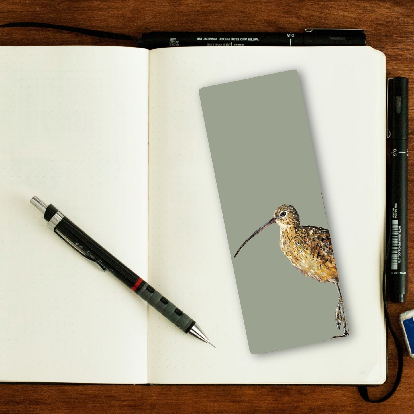 Curlew Bookmark - Twigs