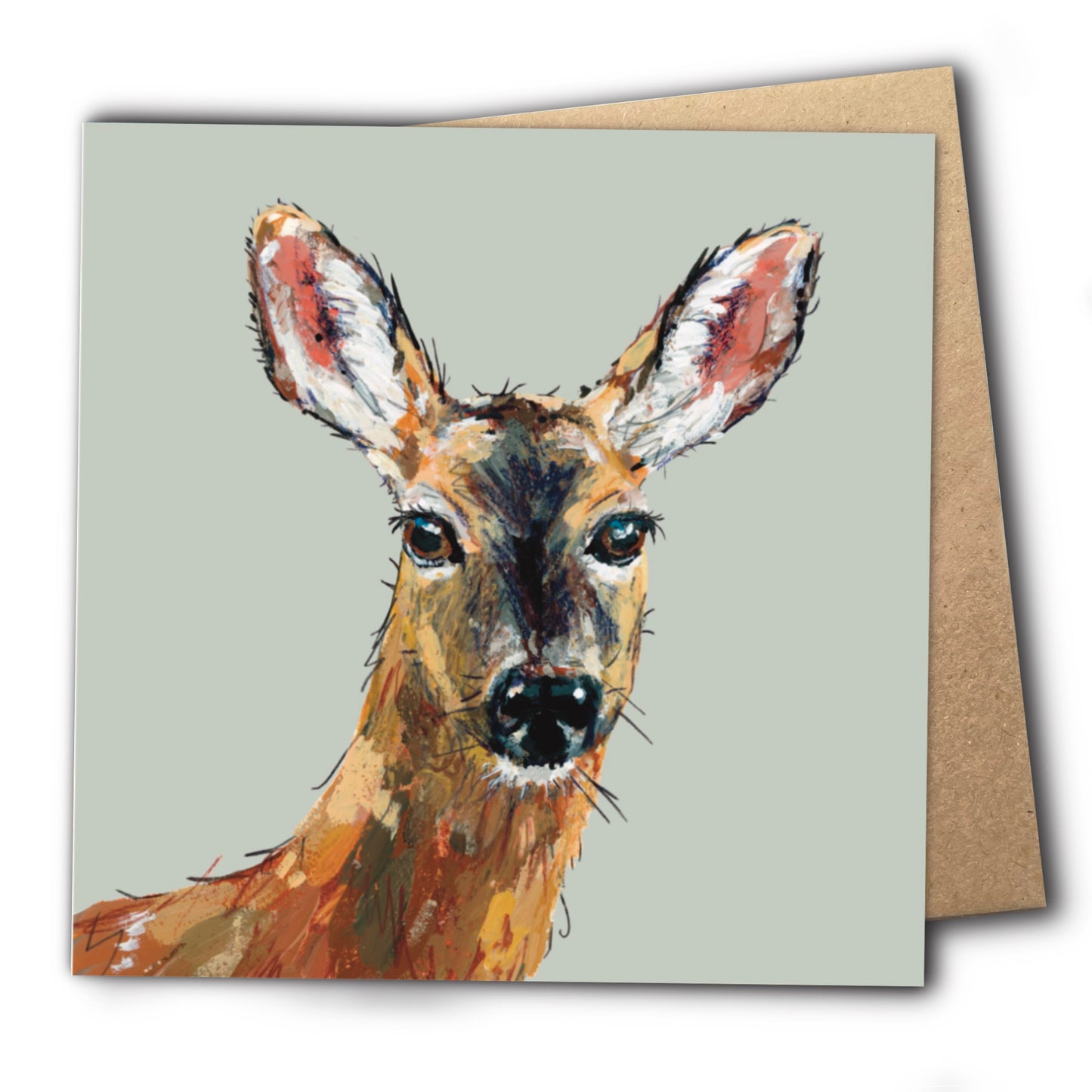 Deer Greetings Card - Dinky