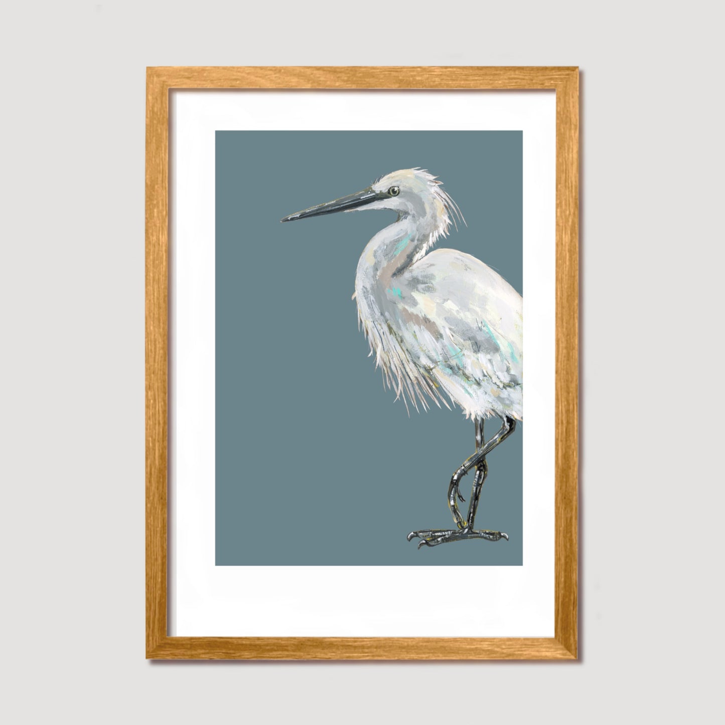 Egret Art Print - Womble