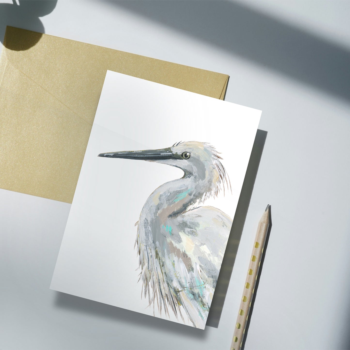 Egret Notelet Set - Womble
