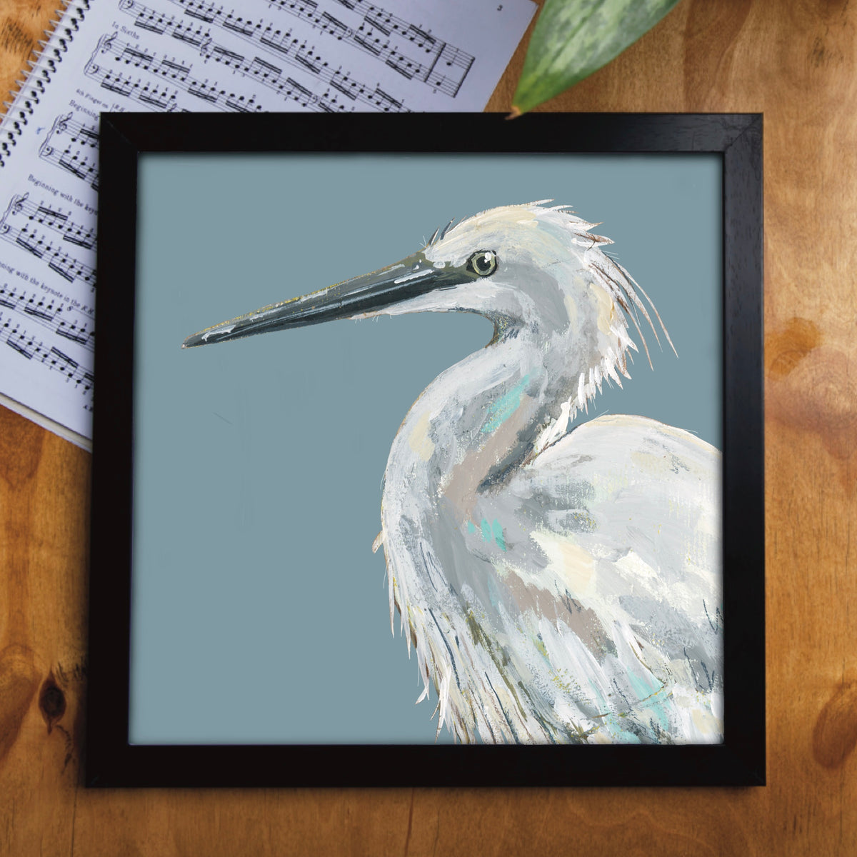 Womble the Egret Eco-Friendly Greetings Card | Wildlife Stationery